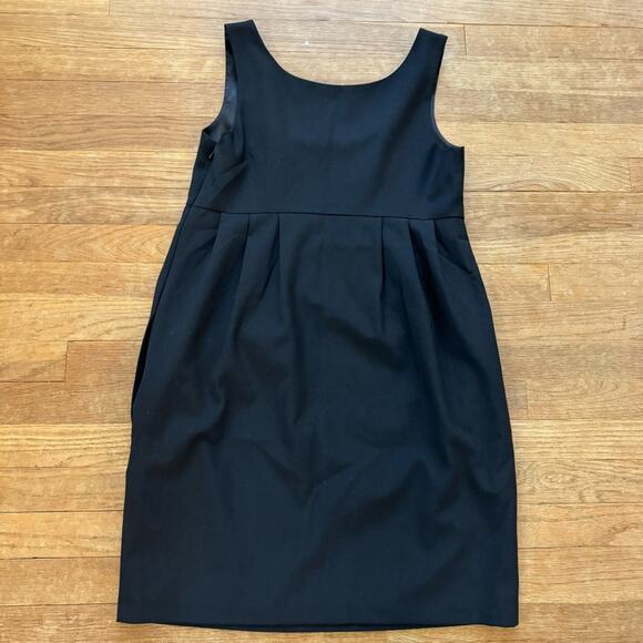 Express black sleeveless empire waist knee length shift dress size 8
 b7 - Picture 4 of 4